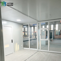 HYDH Casa Container Modulare Prefabbricata Contemporanea Espandibile Trasportabile da 20 Piedi Traspirante con Cucina e Bagno per Hotel e Villa