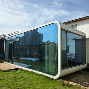 MCG Apple Cabin Cao Cấp Trang Trí Di Động Nhà Container Thép Kính Rèm Tường Cho Văn Phòng Hội Nghị Phòng Nhà Sử Dụng - Product Image 2