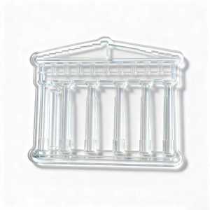 Imán de Refrigerador Acrílico Ecológico con Diseño de Dibujos Animados, Impresión UV, Resistente al Agua, Logotipo Personalizado, Paisaje del Templo de Atenas, Acropólis de Grecia - Product Image 2