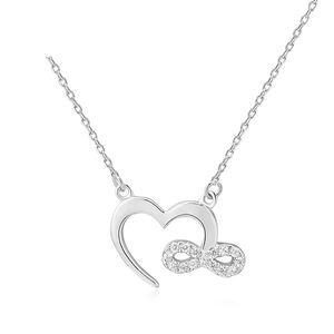 उल्लू सफेद सोना 925 स्टर्लिंग चांदी CZ गहने लटकन हार - Product Image 2