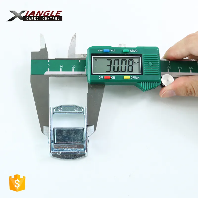 1 inch 500lbs Trắng kẽm mạ cam khóa 25mm cho Tie xuống dây đeo