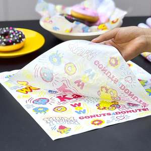 Papel de Envoltura de Pergamino Antigrasa con Recubrimiento de PE y Logotipo Personalizado para Empacar Alimentos, Panadería, Gelatina y Bocadillos - Product Image 5