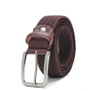 <span class=keywords><strong>Ceinture</strong></span> tissée ajustable unisexe en tissu élastique coloré avec boucle ardillon, <span class=keywords><strong>corde</strong></span> extensible <span class=keywords><strong>tressée</strong></span>, pour pantalon - Product Image 3