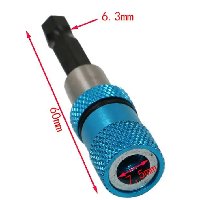 35mm Quick Release Magnetic Screwdriver Bit Holder 1/4 inch hexagonal shank Magnetic bit holder for electric drill impact wrench