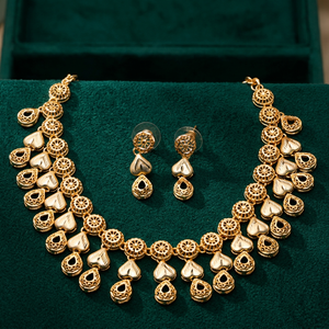 Collares de Moda al por Mayor, Joyería Chapada en Oro de 14K, 18K y 24K, Conjunto de Joyería Turca Tradicional, Joyería de Latón Chapada en Oro - Product Image 2