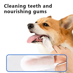 JF Dental Care Toallitas húmedas suaves para mascotas Toallitas para dedos para perros Cepillo de dientes Cuidado de limpieza para la higiene dental de mascotas - Product Image 6