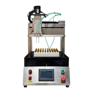 Hochpräzise Matrix 2 Köpfe Ventil lose Keramik kolbenpumpe Quantitative Füll maschine für Ampullen Reagenz rohr