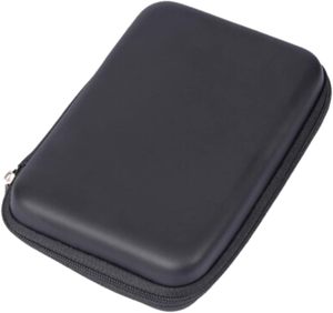 Waterproof Small Headphone Earbud Carrying Storage Pouch <b>Black</b> Eva <b>Mini</b> Earphone Charging Case With Zipper Custom Logo - Product Image 5