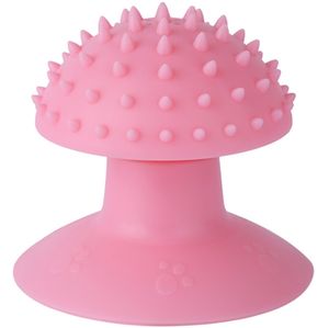 Sucker durable en forme de champignon Brosse à cheveux pour chat Peigne Aspiration Massage Jouet pour chat - Product Image 4
