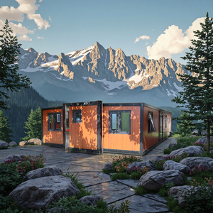 <span class=keywords><strong>Casa</strong></span> prefabbricata pieghevole del contenitore della <span class=keywords><strong>casa</strong></span> espandibile di 40ft con la cucina completa del bagno - Product Image 2