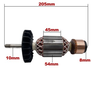 Stator d'ancrage de <span class=keywords><strong>Rotor</strong></span> d'<span class=keywords><strong>armature</strong></span> AC220V-240V de remplacement pour meuleuse d'<span class=keywords><strong>angle</strong></span> BOSCH GWS20-180 GWS20-230 - Product Image 2