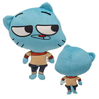 Peluche personnalisée avec logo The Amazing World of Gumball, jouet en peluche Gumball, le monde merveilleux de Forrest Gump, poupées en peluche, coussin doux, cadeau