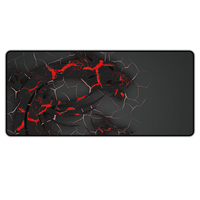 Design personnalisé impression LOGO antidérapant bord cousu grand tapis de souris de jeu