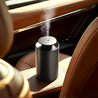 Diffuseur de parfum automobile personnalisé à double liquide, démarrage automatique IA, en alliage métallique, anti-reflux, rechargeable OEM pour showroom automobile