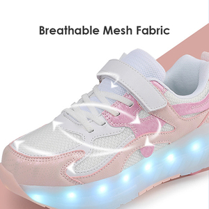 ZHOYA <span class=keywords><strong>Pattini</strong></span> a rotelle a quattro ruote per ragazze e scarpe a rotelle trasformabili per ragazzi, bestseller transfrontaliero - Product Image 6