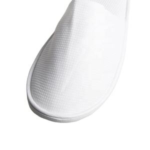 Commercio all'ingrosso Su Ordinazione A Buon Mercato Bianco Cialda <span class=keywords><strong>Spa</strong></span> Usa E Getta Pantofole Hotel - Product Image 4