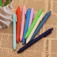 Stylos en plastique avec revêtement en caoutchouc en vrac-Stylo à bille multicolore avec logo imprimé personnalisé rétractable OEM pour fournitures de papeterie bon marché