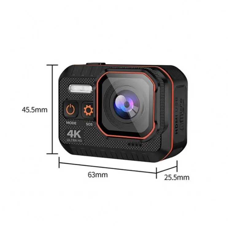 Vente en gros SC002-12 4K caméra de Sports de plein air WiFi plongée Mini caméra étanche