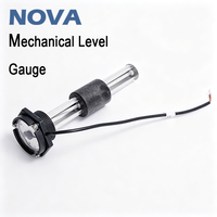 NOVA Mechanical Liquid Level Gauge Fuel Tank Indicator Fuel Flowmeter for Diesel Generators