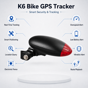 Rastreador GPS Recargable K6 4G con Alarma de Vibración y Antirrobo para Bicicleta de Montaña, Scooter Eléctrico, Patinete de Equilibrio - Rastreo en Tiempo Real - Product Image 2
