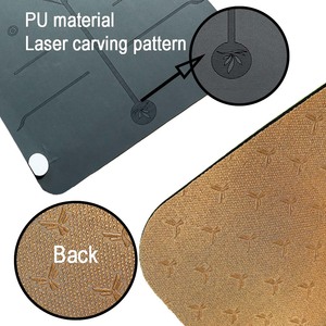 Tapis de Pilates personnalisé avec motif, 6 niveaux de réglage de la température, 183x68CM, tapis de yoga chauffant antidérapant en caoutchouc PU pour le bien-être - Product Image 2