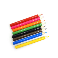 Papeterie professionnelle de haute qualité 8 couleurs crayon pack personnalisé court crayons de couleur ensemble crayon fantaisie pour enfants étudiant en art