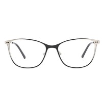 Gafas Ópticas al por Mayor, Monturas de Gafas de Ojo de Gato, Gafas de Diseño, Monturas Metálicas Personalizadas, Gafas de Lectura Ópticas