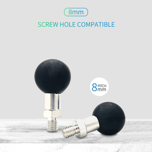 Vis de fixation de potence de <span class=keywords><strong>moto</strong></span> M8 avec adaptateur de rotule de 1 pouce pour support de téléphone en métal 101u compatible <span class=keywords><strong>Ram</strong></span> - Product Image 3