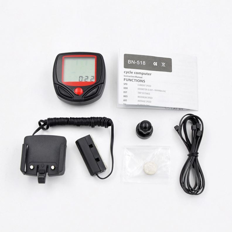 Compteur pour cycle,--Ordinateur filaire et sans fil pour vélo, étanche
