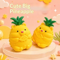 Nouveauté : Jouet anti-stress en forme d'ananas géant, ours mignon, en caoutchouc, petit ornement décoratif