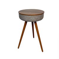 Nouvelle table basse intelligente avec chargeur sans fil, haut-parleur Bluetooth, design minimaliste moderne, meubles de salon en bois massif, compacte