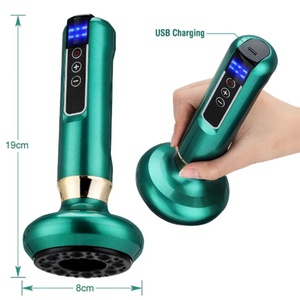 Masajeador Corporal de 12 Velocidades con Ventosas, Guasha y Calentamiento por Vacío - Product Image 1