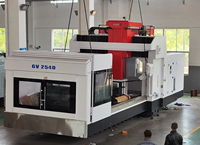 Machine CNC 5 axes GV2540, grande machine CNC à portique 5 axes avec tête pivotante et fonction RTCP, structure de portique à haute rigidité