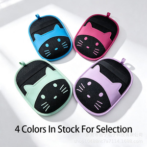 ถุงมือกำจัดขนสัตว์เลี้ยงแบบไฟฟ้าสถิต หวีผ้าทรงกลมสำหรับแมวขนยาว - Product Image 3