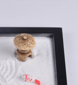 Mini Kit <span class=keywords><strong>de</strong></span> mesa japonesa para jardín Zen, decoración <span class=keywords><strong>de</strong></span> rocas <span class=keywords><strong>de</strong></span> resina ecológica, juego <span class=keywords><strong>de</strong></span> arena <span class=keywords><strong>de</strong></span> meditación Yin Yang RQ0105 Feng Shui japonés - Product Image 6