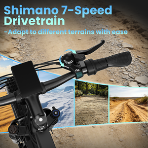 โรงงาน K10 ขายจักรยานไฟฟ้าราคาประหยัด ขนาด 20 นิ้ว แบตเตอรี่ลิเธียม 1000w 48v 15AH - Product Image 5