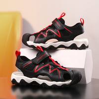 Sandales de sport roses Cema pour filles, respirantes, antidérapantes, pour l'extérieur, chaussures d'été, sangle réglable, bout fermé, sandales décontractées pour enfants
