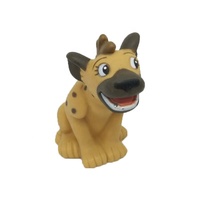 Jouets éducatifs pour bébés, figurines d'action, hyène, animaux, jouets rotatifs en vinyle, jouets pour enfants, fabrication de jouets éducatifs précoces