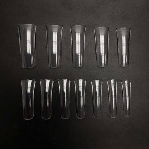 2024 nuevo diseño al por mayor <span class=keywords><strong>precio</strong></span> barato puntas de uñas finas Etiqueta Privada XXL pato largo puntas de uñas de <span class=keywords><strong>Gel</strong></span> suave cubierta completa - Product Image 4