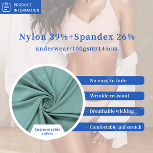 Nylon <span class=keywords><strong>Modal</strong></span> Stretch Tecido De Malha Dupla Face Free Cut 35% <span class=keywords><strong>Modal</strong></span> 39% Nylon 26% Spandex Tecido para Roupa Interior - Product Image 3