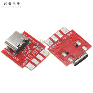 Carte de connexion Type-C Xingkaidianzi 16P avec bornes à souder USB3.1 pour test de données et d'alimentation sur PCB - Product Image 1