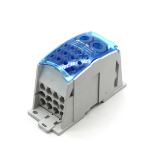 Boîte <span class=keywords><strong>de</strong></span> distribution UKK80 <span class=keywords><strong>borne</strong></span> <span class=keywords><strong>de</strong></span> dérivation 250 boîte <span class=keywords><strong>de</strong></span> <span class=keywords><strong>jonction</strong></span> 125A rangée 1 en 6 sorties multicanal 160A carte rail type 630A - Product Image 1