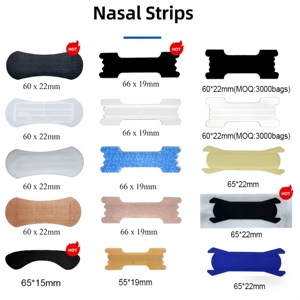 Cinta Bucal Negra Personalizable Antirronquidos 2026, Tiras para Dormir OEM ODM, Promueven la Respiración Nasal, Certificación CE, Hipoalergénicas - Product Image 2