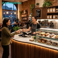 Porte-bouteilles en bois de style industriel moderne, luxe léger, créatif, en forme de L, écologique, durable, facile à nettoyer, pour bar et comptoirs à cocktails