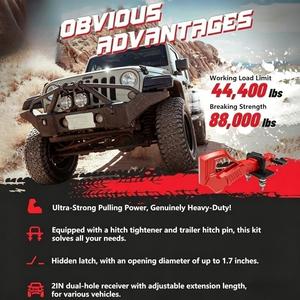 <span class=keywords><strong>Gancho</strong></span> <span class=keywords><strong>de</strong></span> <span class=keywords><strong>Remolque</strong></span> Reforzado Tipo Cola <span class=keywords><strong>de</strong></span> Escorpión con Receptor <span class=keywords><strong>de</strong></span> 2 Pulgadas para Recuperación Todoterreno 4x4 <span class=keywords><strong>de</strong></span> Camiones, SUVs y Jeeps - Product Image 6