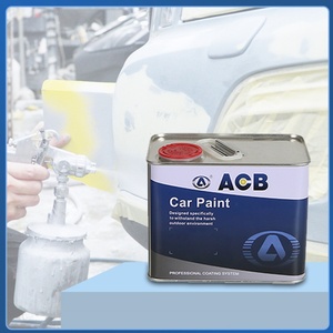 ซัพพลายเออร์สีพ่นรถยนต์ ACB มาตรฐานการพ่นสีอะคริลิคสีขาว พร้อมเครื่องพ่นสีสำหรับล้างสีรถยนต์ - Product Image 2