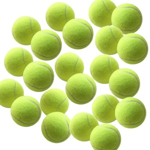 Balles de tennis professionnelles de haute qualité, logo personnalisé, vente en gros, caoutchouc naturel, haute visibilité - Product Image 1