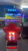 Machine d'arcade de course à monnayeur sur le thème de Mario, simulateur de console de course en ligne multijoueur