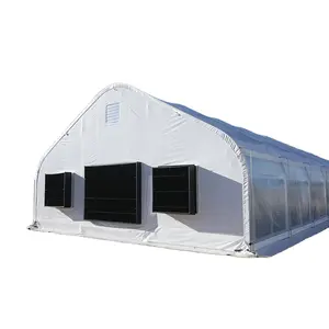 Invernadero Skyplant, sistema de apagón, invernadero negro agrícola, invernaderos personalizados con tela de cortina opaca