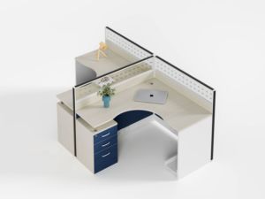 Современный модульный офисный стол <span class=keywords><strong>L</strong></span>-образной формы, рабочие места для персонала, офисный стол для сотрудников - Product Image 2